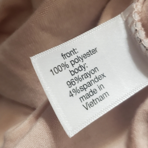 Lane Bryant 22/24 Sequin Sheer Tank Blush Pink Asy - Picture 6 of 6